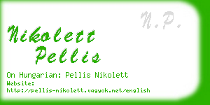 nikolett pellis business card